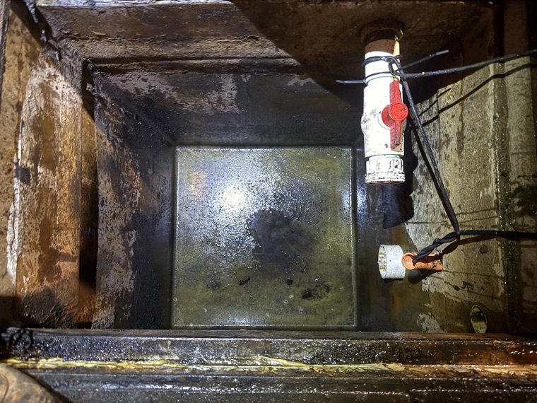Stormwater pit valve inspection after vac truck cleaning Sydney
